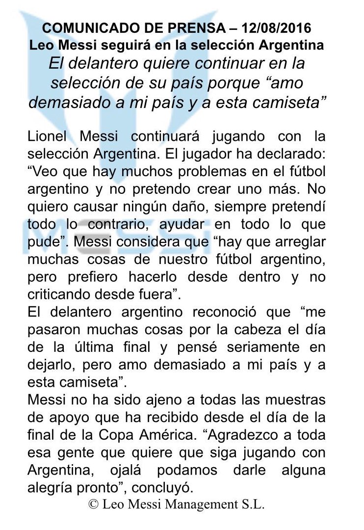 Fútbol uruguayo: El comunicado de la selección